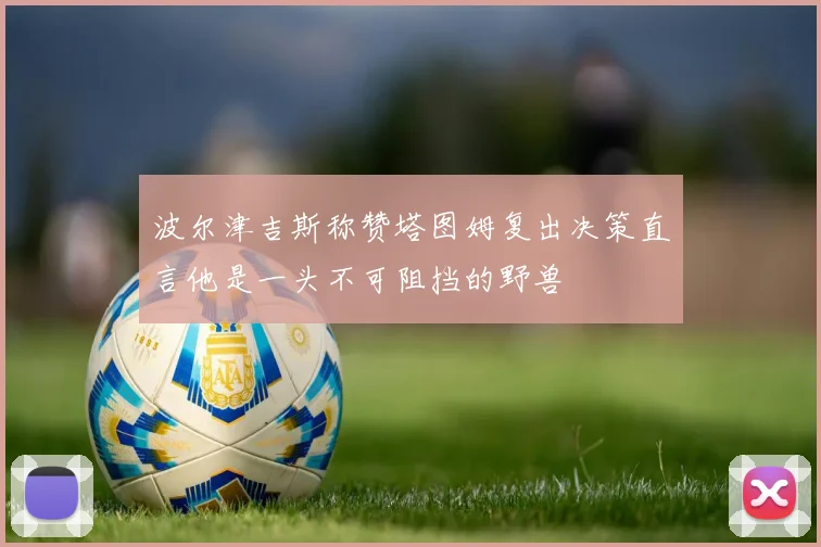 波尔津吉斯称赞塔图姆复出决策直言他是一头不可阻挡的野兽