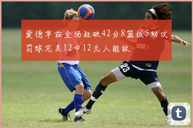 爱德华兹全场狂砍42分8篮板5助攻罚球完美12中12无人能敌
